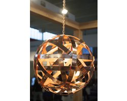 Hanglamp "Bergerac" 67cm / Koper / Kroonluchter