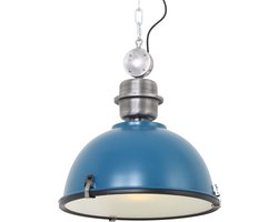 Hanglamp Bikkel 7586PE petrol staal hoogte verstelbaar industrieel Steinhauer