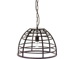 Hanglamp Boston Donkergrijs - Ø45H32 cm