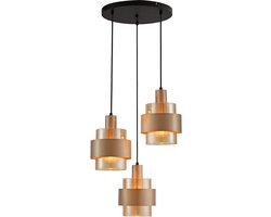 Hanglamp - Brons - 3 Lichts - Orvani