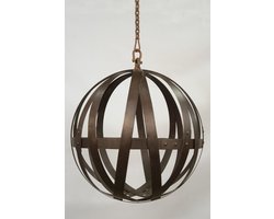 Hanglamp "Chablis" 67cm / gepatineerd (roestbruin) / Kroonluchter