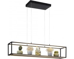 Hanglamp Contura Zwart 105cm incl. Dimmer