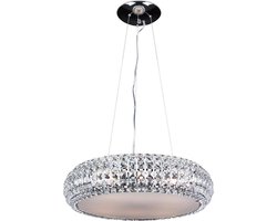 Hanglamp Crystal Science Ø65cm - chroom - 10x42w G9