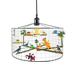 Hanglamp Dinosaurus-Dino Lamp-Dinosaurus Lamp-Lamp Jongenskamer-Kinderhanglamp-Ø40 cm./XL- By Olivier&Sofie