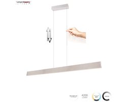 Hanglamp Galway Nikkel Incl. Comfortlift Up & Down Light