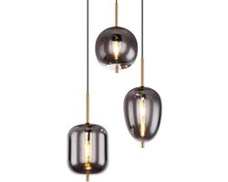 Hanglamp gang met glazen bollen | 3-lichts | E14 | | Vide | Hal | Glas | Woonkamer | Eetkamer