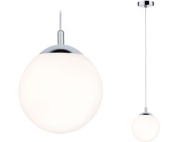 Hanglamp Globe IP44 E27 max. 20W Satijn, Chroom dimbaar