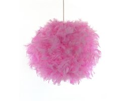 Hanglamp-Goose No.5-Roze Veren-Woonkamer-Kantoor-Hal-Kinderkamer-Ø42 cm.