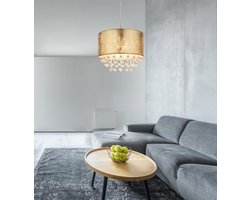 Hanglamp - goud - Amy - metaal - Ø 40cm - E27 - 15187H3 - Globo