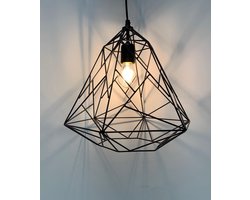 Hanglamp Grafisch Design Zwart hg 38 ø 37cm