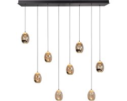 Hanglamp Highlight Golden Egg - Incl. Geïntegreerde LED - Lengte: 115cm - Zwart