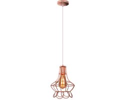 Hanglamp Industriële Bloem Kroonluchter Vintage E27 voor Woonkamer Slaapkamer Gang Roze