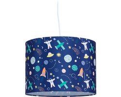 Hanglamp kinderkamer - ruimte - E27 Ø 35 cm - blauw