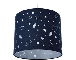 Hanglamp kinderkamer - ruimte - Ø 30 cm blauw