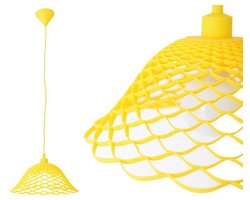 Hanglamp Kinderlamp "Cera" Hoogte 108cm Kunststof Geel