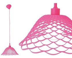 Hanglamp Kinderlamp "Cera" Hoogte 108cm Kunststof Roze