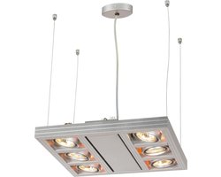 Hanglamp LED Cool Incl.6Xmr16 Kort 50W/12V Alu