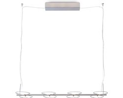 Hanglamp LED Ufo Inc.8X20W Inox Electr.Tr.