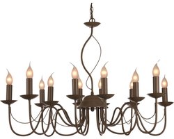 Hanglamp Long Island 12 - taupe - 12x60w E14