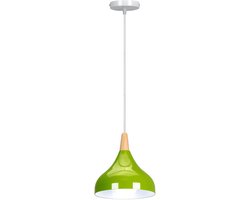 Hanglamp Modern Binnen E27 Kroonluchter voor Slaapkamer Hal Café Plafondlamp Groen