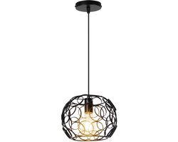 Hanglamp Moderne Plafondlamp E27 Metaal Kroonluchter voor Slaapkamer Eetkamer Keuken Zwart