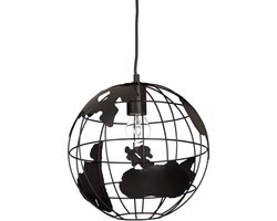 Hanglamp - Ø 30 cm - E27 - zwart