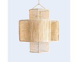 Hanglamp Raffia Multilayer - Plafondlamp Raffia - Handmade in Marrakech