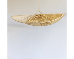 Hanglamp Raffia Mushroom - Plafondlamp Raffia - Ø50 cm - Handmade in Marrakech
