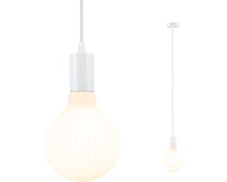 Hanglamp Ravi IP44 E27 3000K 400lm 4,3W Wit mat dimbaar