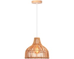 Hanglamp Rotan E27 Plafondlamp voor Slaapkamer Kroonluchter voor Woonkamer Keuken Hal