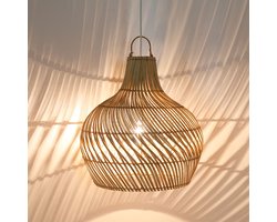 Hanglamp – Rotan – Naturel – Boho – Woonkamer – Eetkamer – Slaapkamer