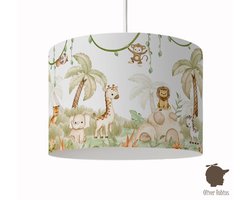 Hanglamp Savannah Joy Oliver Robins-kinderkamer-jungle dieren-incl pendel-E27