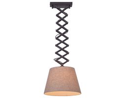 Hanglamp Shear "Adrienne" Max. Verstelbaar Metaal Textiel E27 H125cm