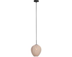 Hanglamp Silura 4298ZW Crème Linnen Kapje Hoogteinstelbaar Metaal Elektronica Mexlite