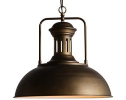 Hanglamp Slaapkamer Industriële E27 Kroonluchter Woonkamer Plafondlamp Bronzen