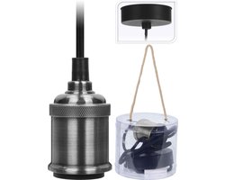 Hanglamp - Snoerpendel - Zilver - E27 Fitting