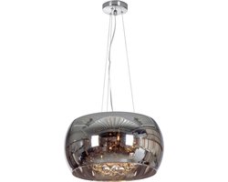 Hanglamp Snow White Mirror - chroom - Ø40cm 6x25w G9
