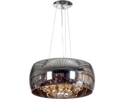 Hanglamp Snow White Mirror - chroom - Ø50cm 6x25w G9