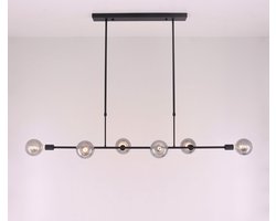 Hanglamp Staff zwart 6lichts