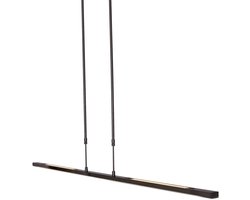 Hanglamp Steinhauer Zelena 1482ZW, Zwart, Uitschuifbaar, Hoogte verstelbaar, Lengte 122cm, Breedte 3cm, Materiaal: Elektronica, Kunststof, Metaal
