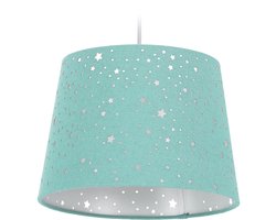hanglamp sterren - kinderkamer - E27 - plafondlamp kinderlamp - kinderhanglamp - mint