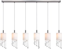 Hanglamp Tango 6 - chroom - 6x27w G9