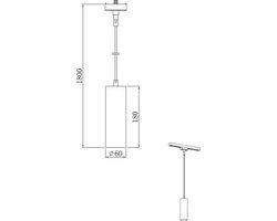 Hanglamp Trio Leuchten DUOline - Nikkel