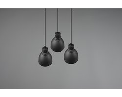 Hanglamp Trio Leuchten Henley - Zwart