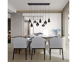 Hanglamp Trio Leuchten Lumina zwart