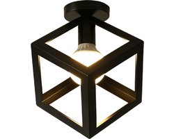 Hanglamp uit één stuk voor hal, gang en slaapkamer - moderne minimalistische plafondlamp, vierkant ontwerp (lamp niet inbegrepen).