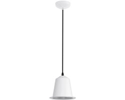 Hanglamp wit eettafel LED hanglamp keuken, wit staal, 5W 400lm warm wit, DxH 17.5x110 cm, Eglo 75111