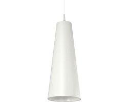 Hanglamp woonkamer eetkamer tafelverlichting textiel plafond hanglamp wit spot 1117102
