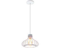 Hanglampen Industriële Slaapkamer Hanglamp Moderne Plafondlamp E27 Kroonluchter voor Woonkamer Binnen Wit