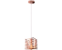 Hanglampen Slaapkamer Moderne E27 Kroonluchter Binnen Plafondlamp Vierkant Roze